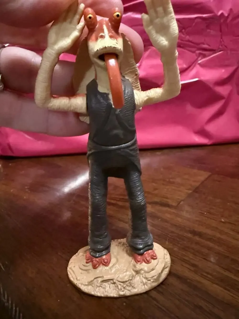 Applause Star Wars Jar Jar Binks The Phantom Menace Figure with Moving Arms and